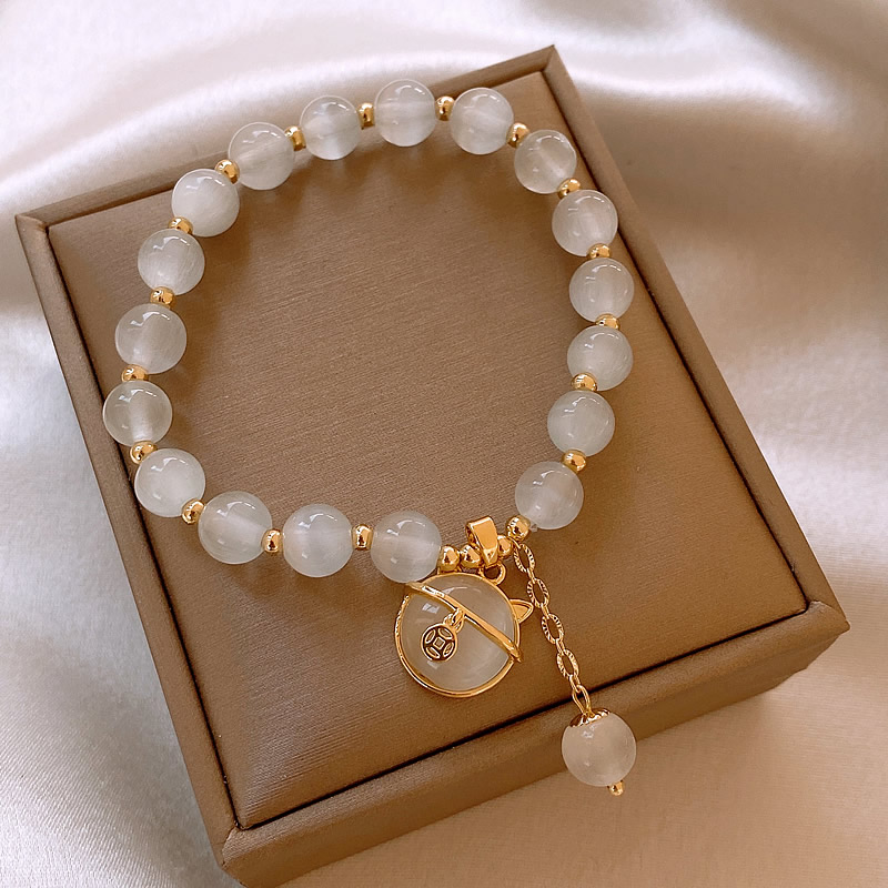 Mode Géométrique Alliage Perlé Opale Bracelets display picture 7