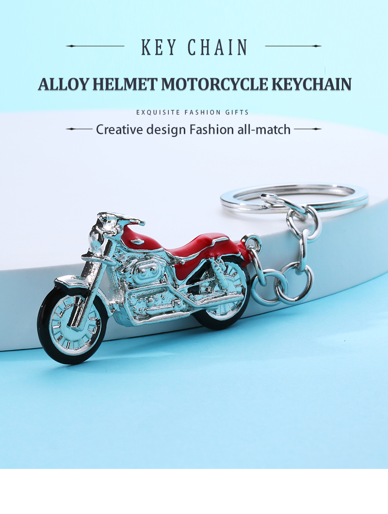 Fashion Motorcycle Alloy Plating Bag Pendant Keychain 1 Piece display picture 1