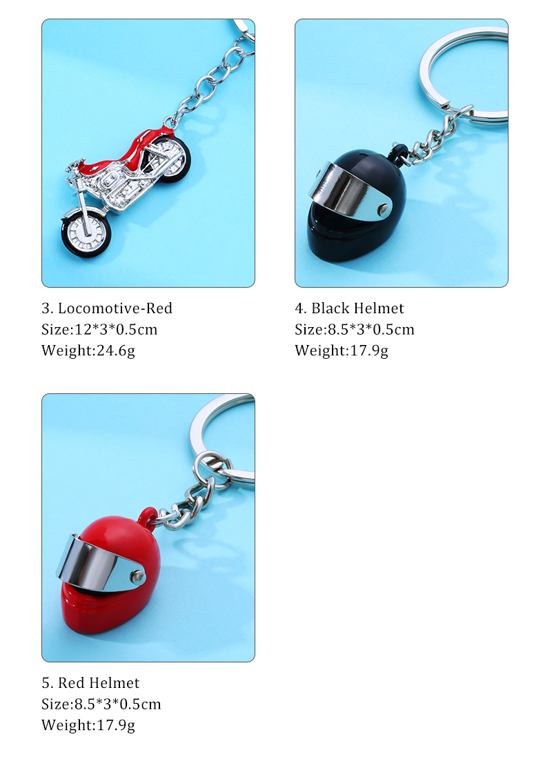 Fashion Motorcycle Alloy Plating Bag Pendant Keychain 1 Piece display picture 4