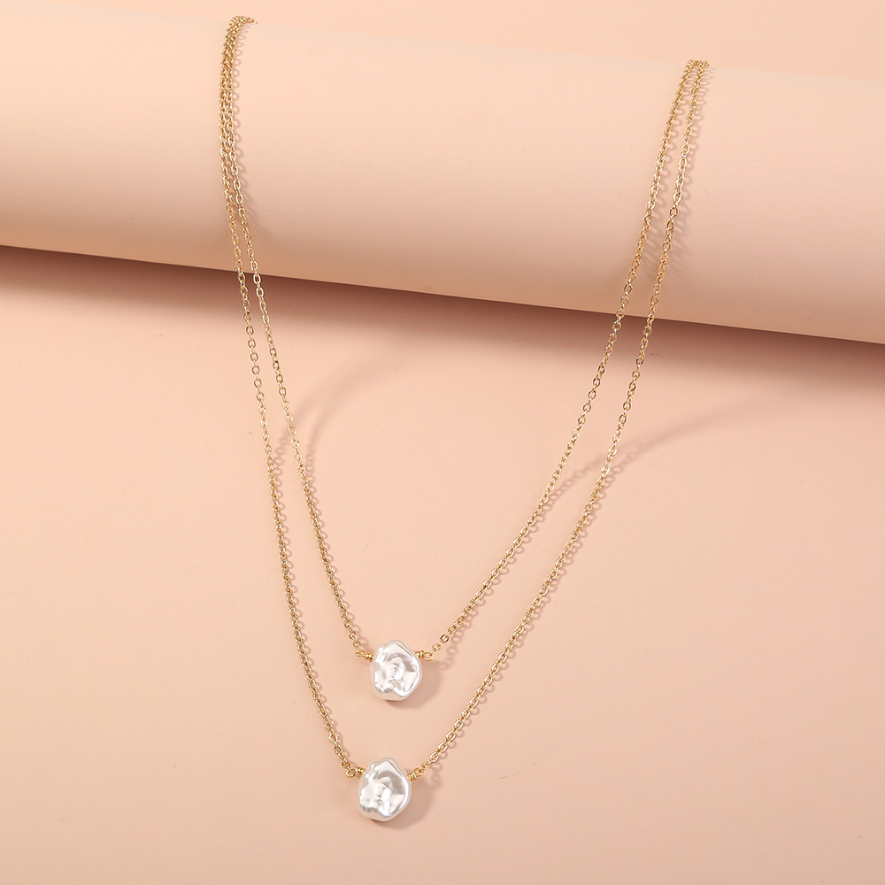 Style Simple Perle Perle D'imitation Placage Perle Artificielle Collier display picture 5