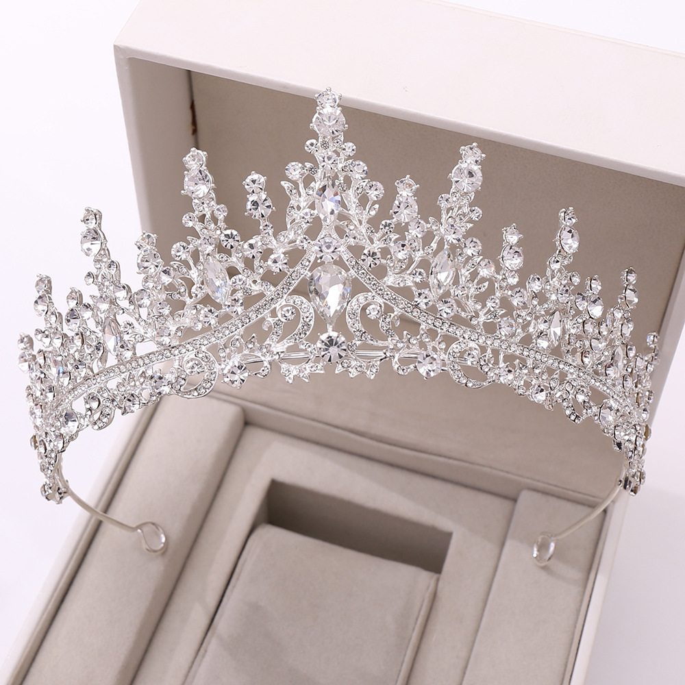 Fashion Crown Alloy Diamond Artificial Rhinestones display picture 1