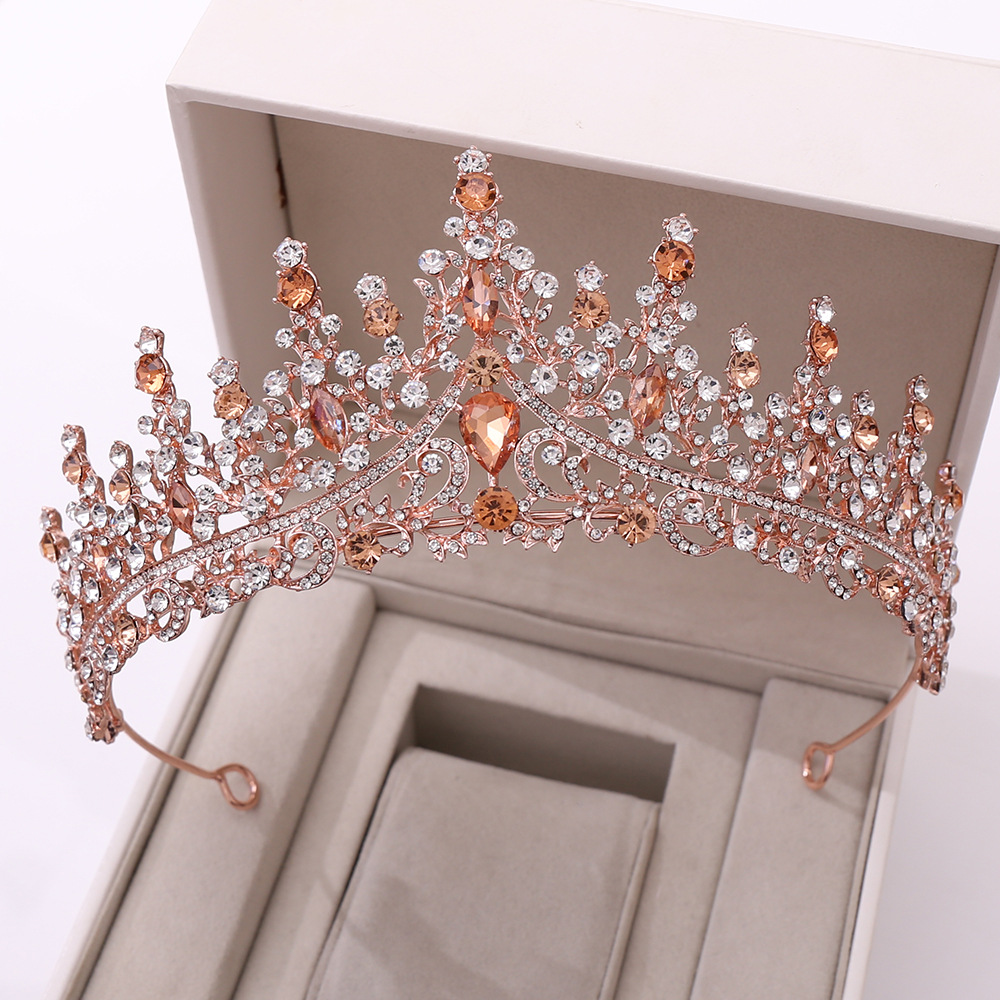 Fashion Crown Alloy Diamond Artificial Rhinestones display picture 2