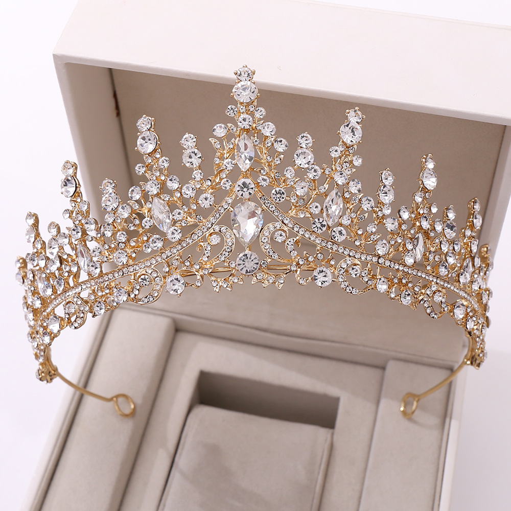 Fashion Crown Alloy Diamond Artificial Rhinestones display picture 3