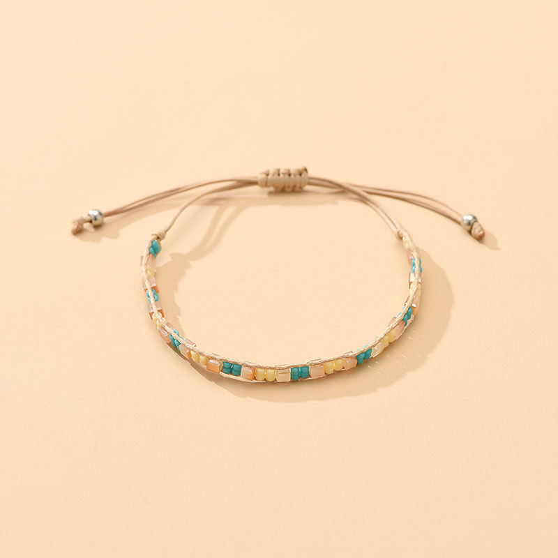 Style Ethnique Coloré Chiffon Perlé Bracelets 1 Pièce display picture 2