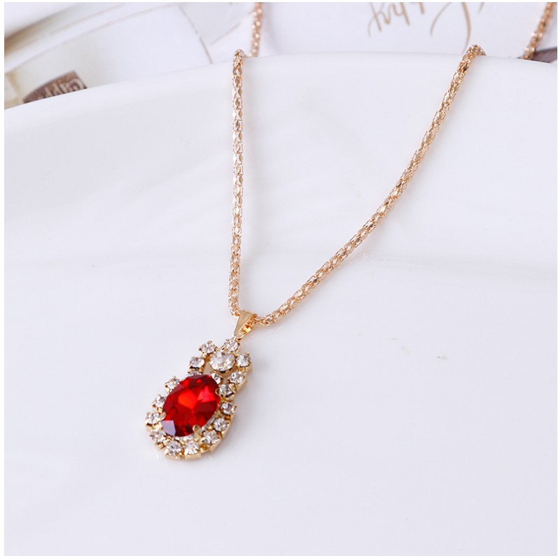 Formal Oval Rhinestone Glass Artificial Rhinestones Women's Rings Earrings Necklace display picture 1