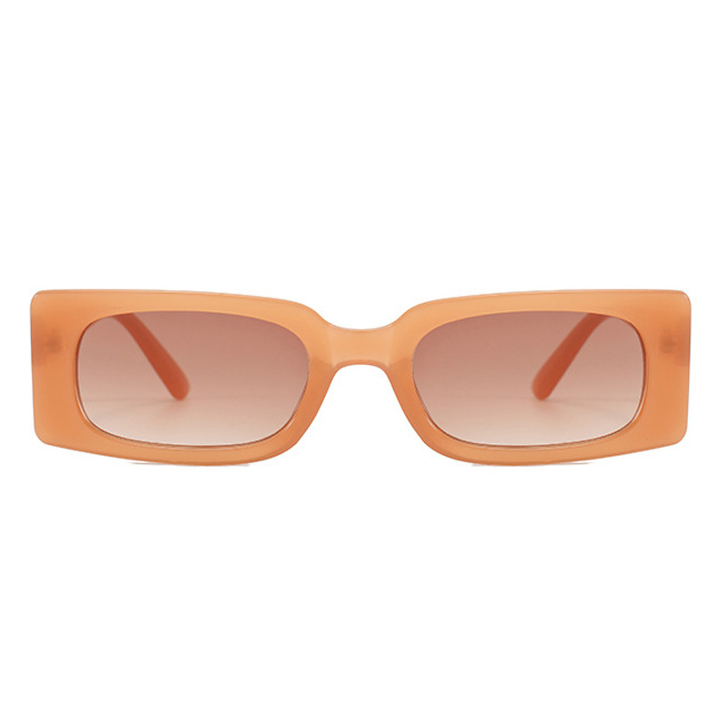 Unisex Retro Mode Solide Farbe Pc Quadratische Sonnenbrille display picture 1