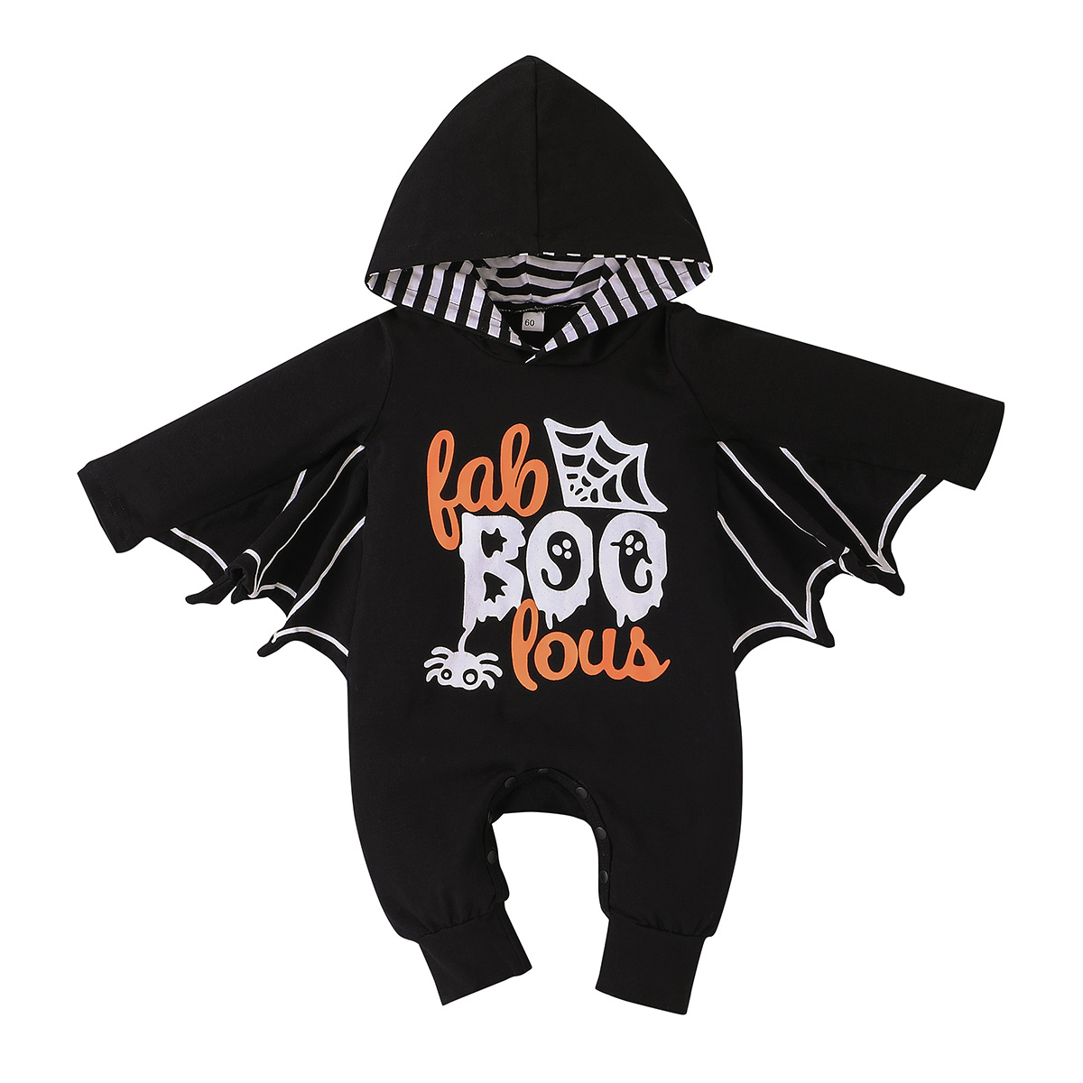 Halloween Spring And Autumn Long Sleeve Hooded One-piece Onesie Rompers Jumpsuit display picture 1