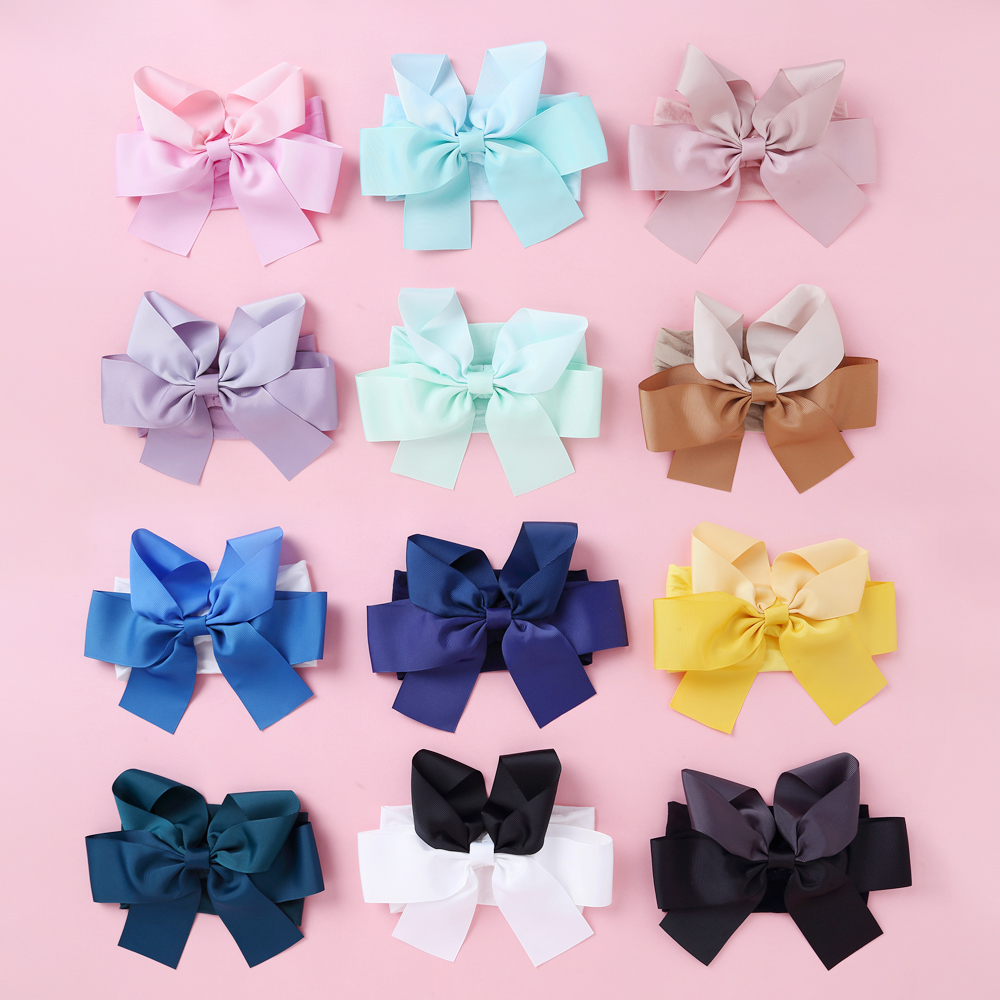 Cute Bow Knot Fabric Hair Band 1 Piece display picture 1