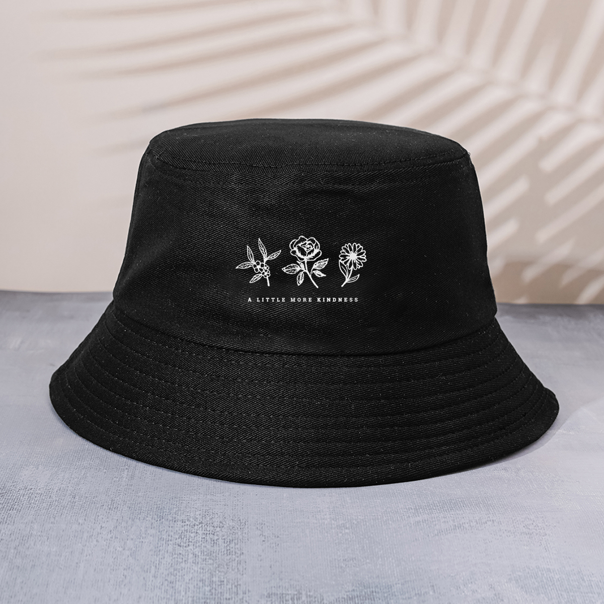Women's Simple Style Flower Wide Eaves Bucket Hat display picture 1