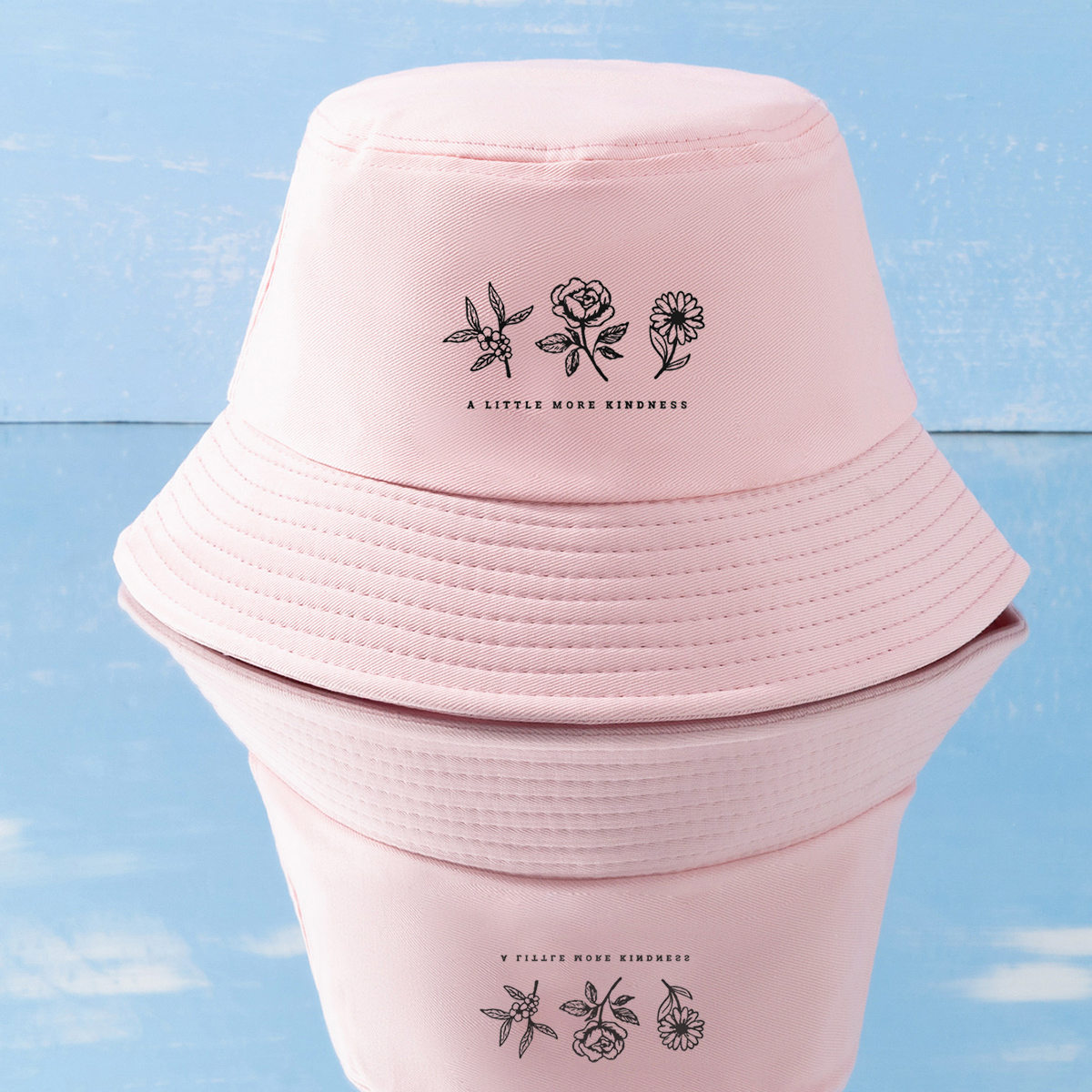 Women's Simple Style Flower Wide Eaves Bucket Hat display picture 7