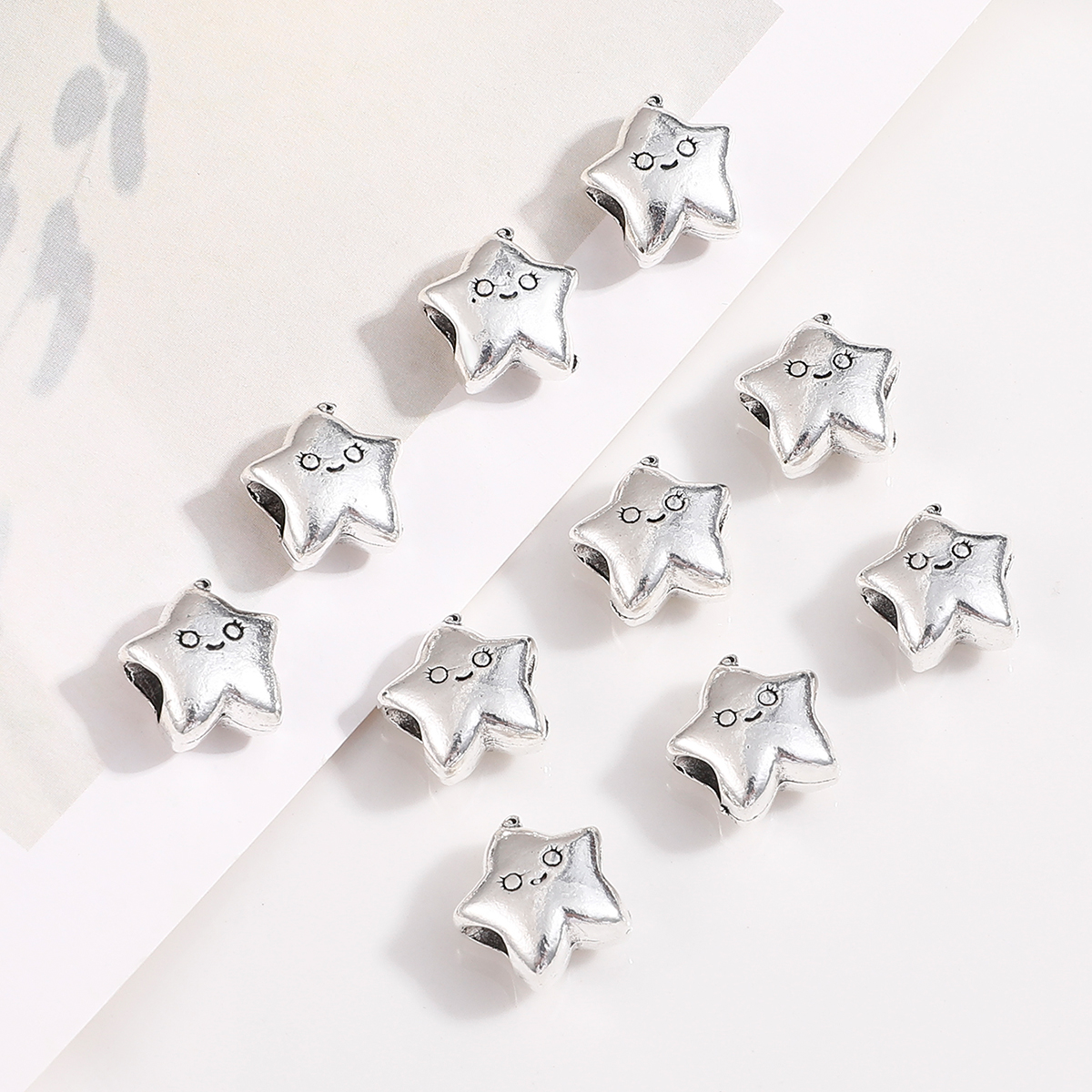 Hip-hop Star Alloy Star No Inlaid Hair Clip 1 Set display picture 1