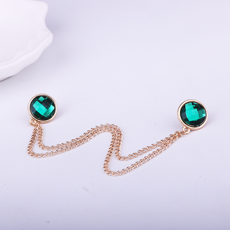 Fashion Round Alloy Chain Collar Pin display picture 8