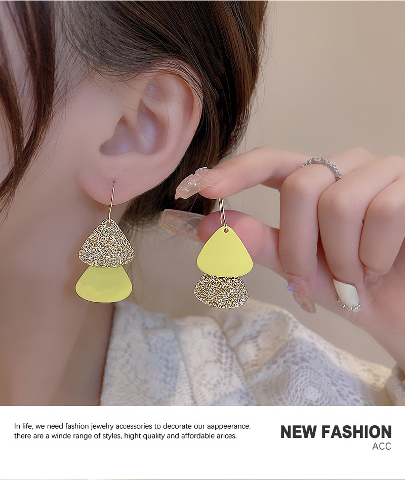 Simple Style Geometric Alloy Earrings 1 Pair display picture 3