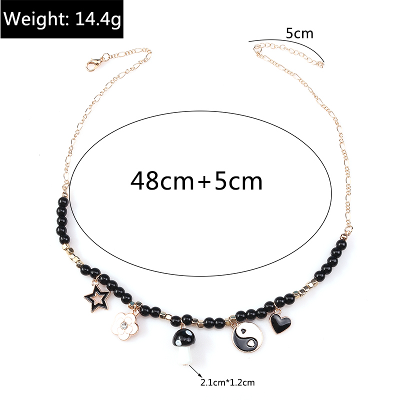 Fashion Geometric Resin Plating Necklace display picture 1