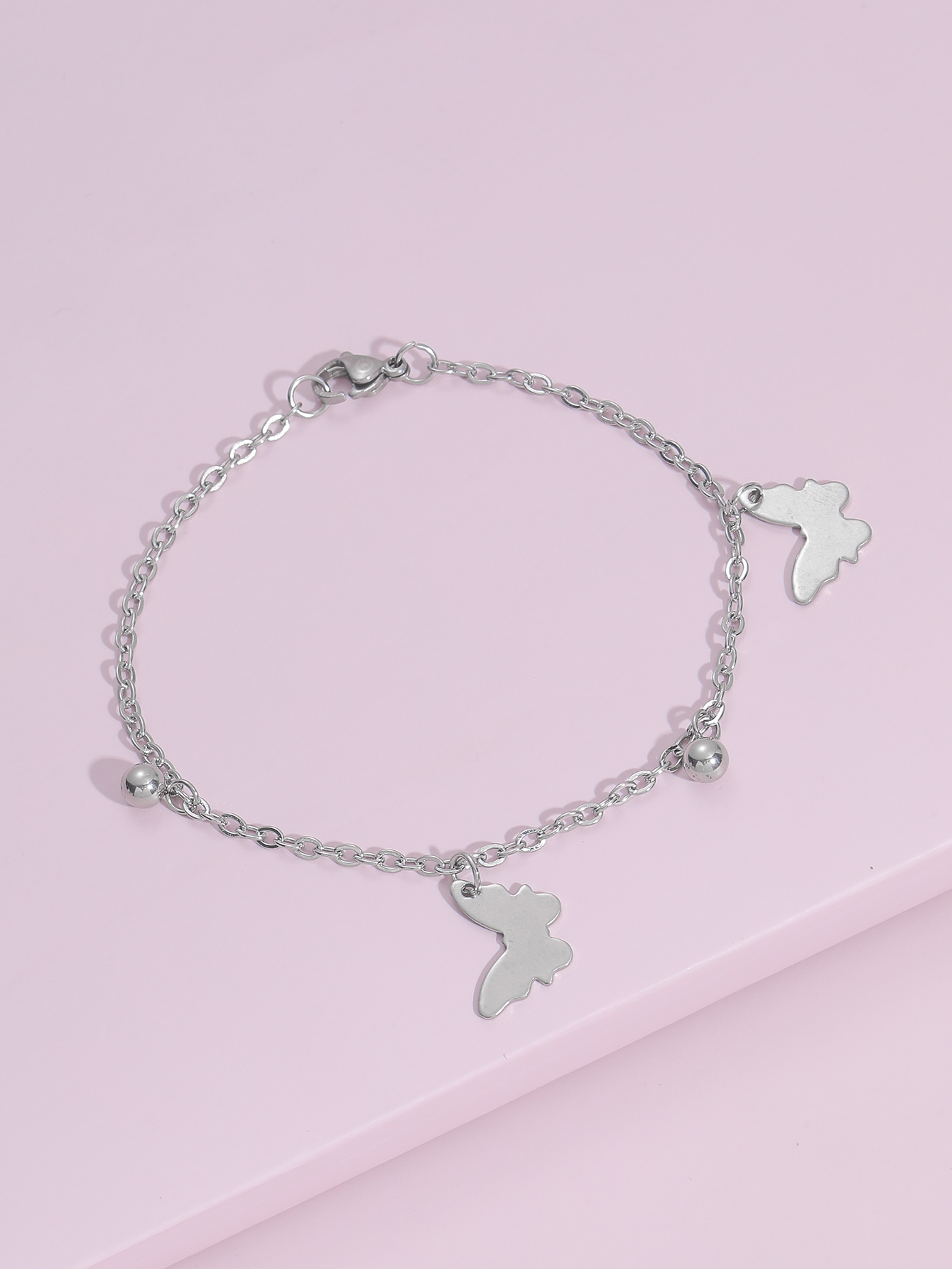 Cute Butterfly Stainless Steel Bracelets Stainless Steel Bracelets display picture 3