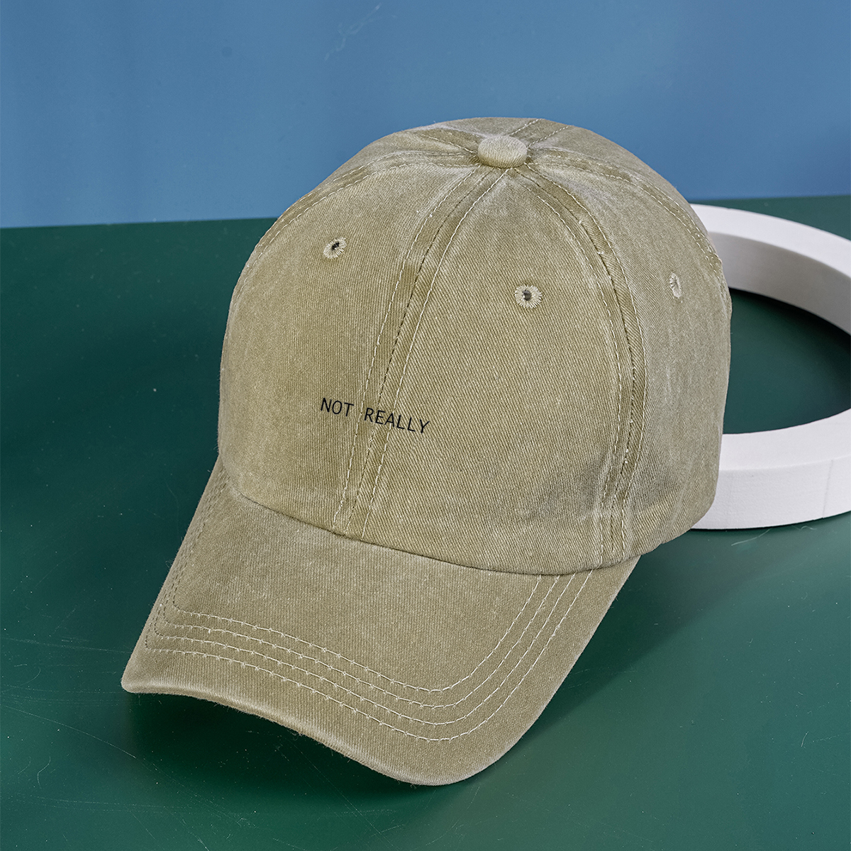 2022 New Peaked Cap Fashion Trend Neutral Washed Baseball Cap English Letter Baseball Cap Sun-proof Peaked Cap display picture 8