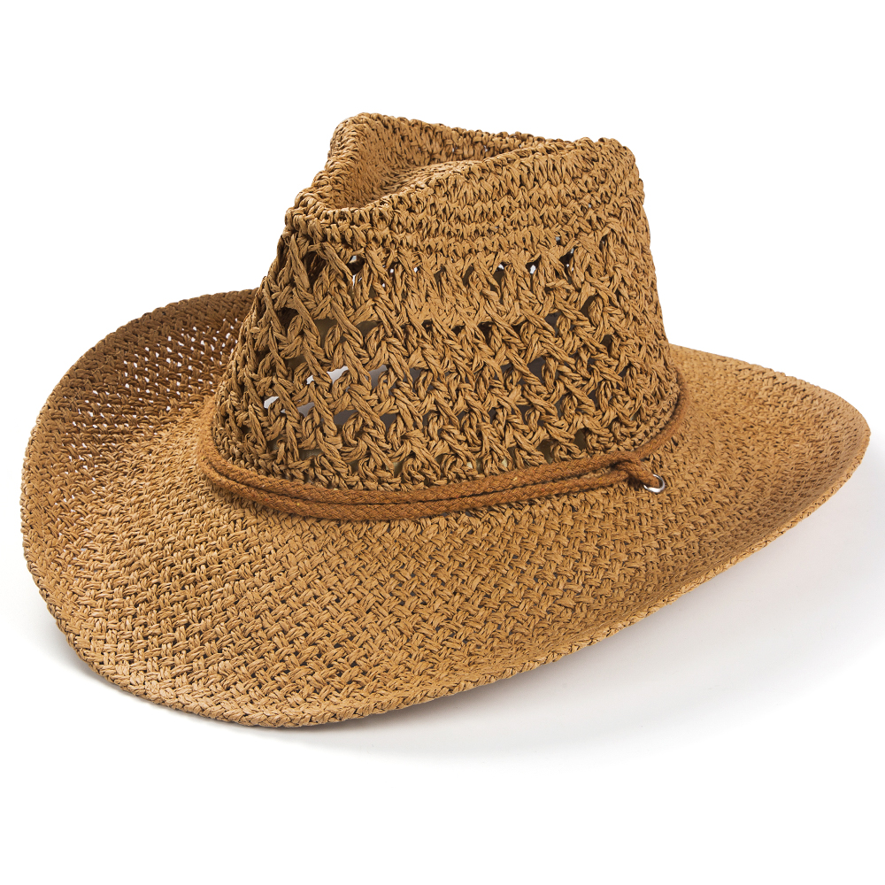 Unisex Ethnic Style Solid Color Braid Big Eaves Straw Hat display picture 4