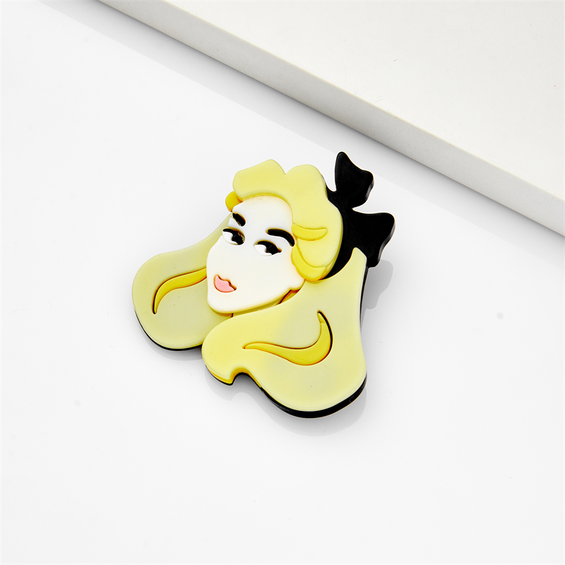 Cute Human Cartoon Arylic Patchwork Brooches display picture 15