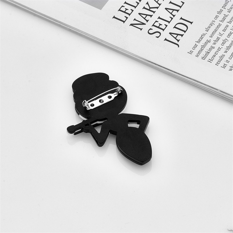 Cute Human Cartoon Arylic Patchwork Brooches display picture 43