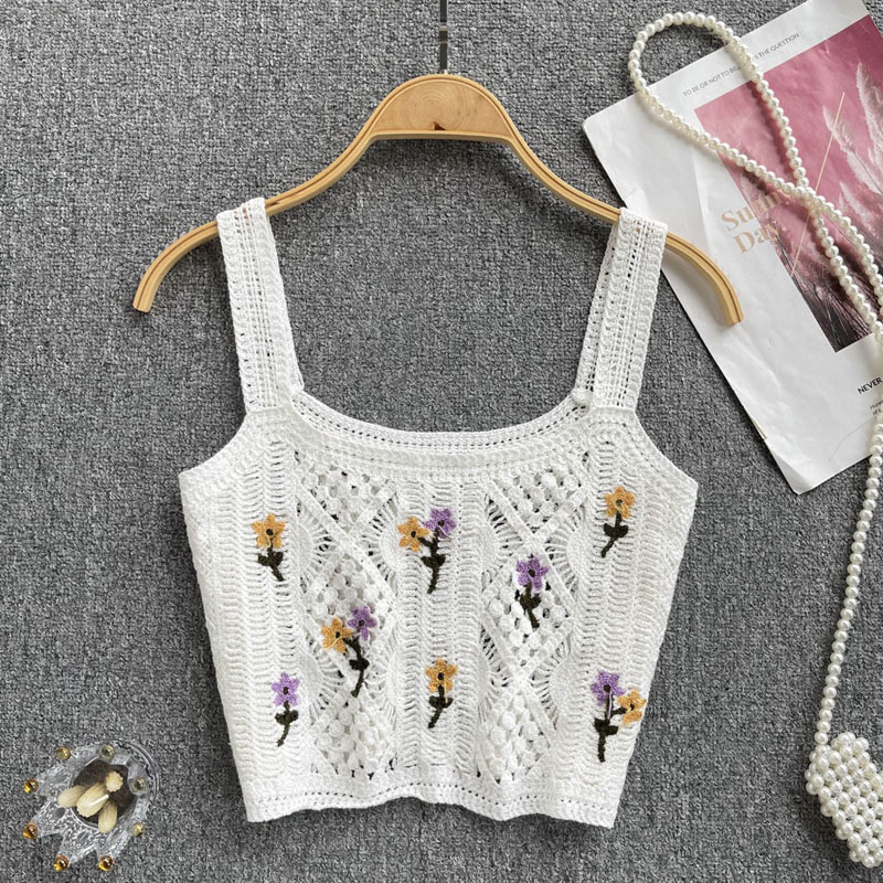 Women's Vest Tank Tops Patchwork Casual Flower display picture 4