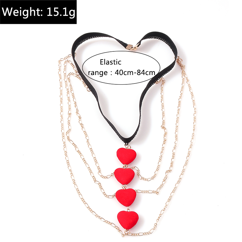 Sexy Heart Shape Metal Leg Chain 1 Piece display picture 1