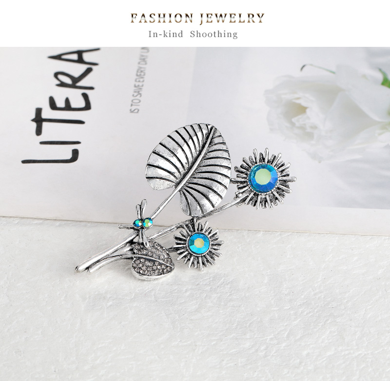 Cute Flower Alloy Plating Rhinestones Brooches display picture 7