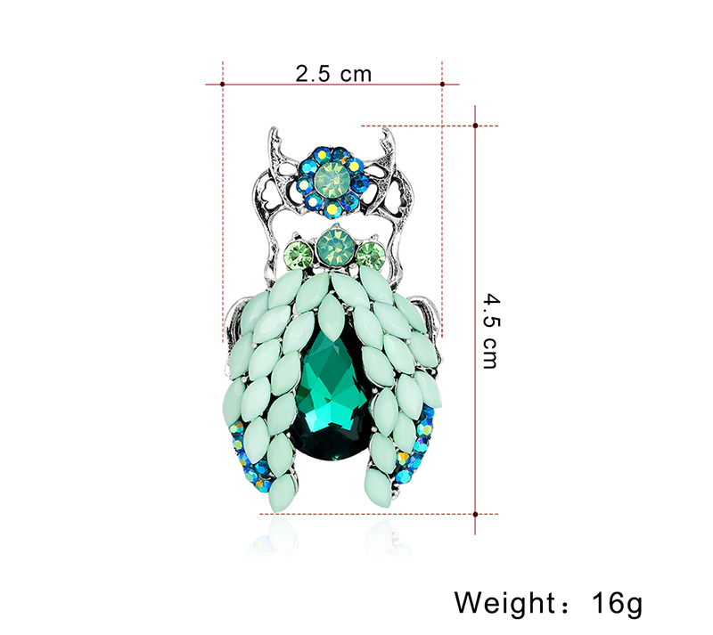Fashion Insect Alloy Inlay Rhinestone Brooches display picture 4