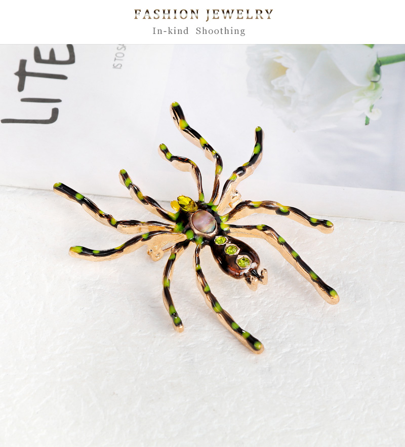 Fashion Spider Alloy Inlay Rhinestone Brooches display picture 8