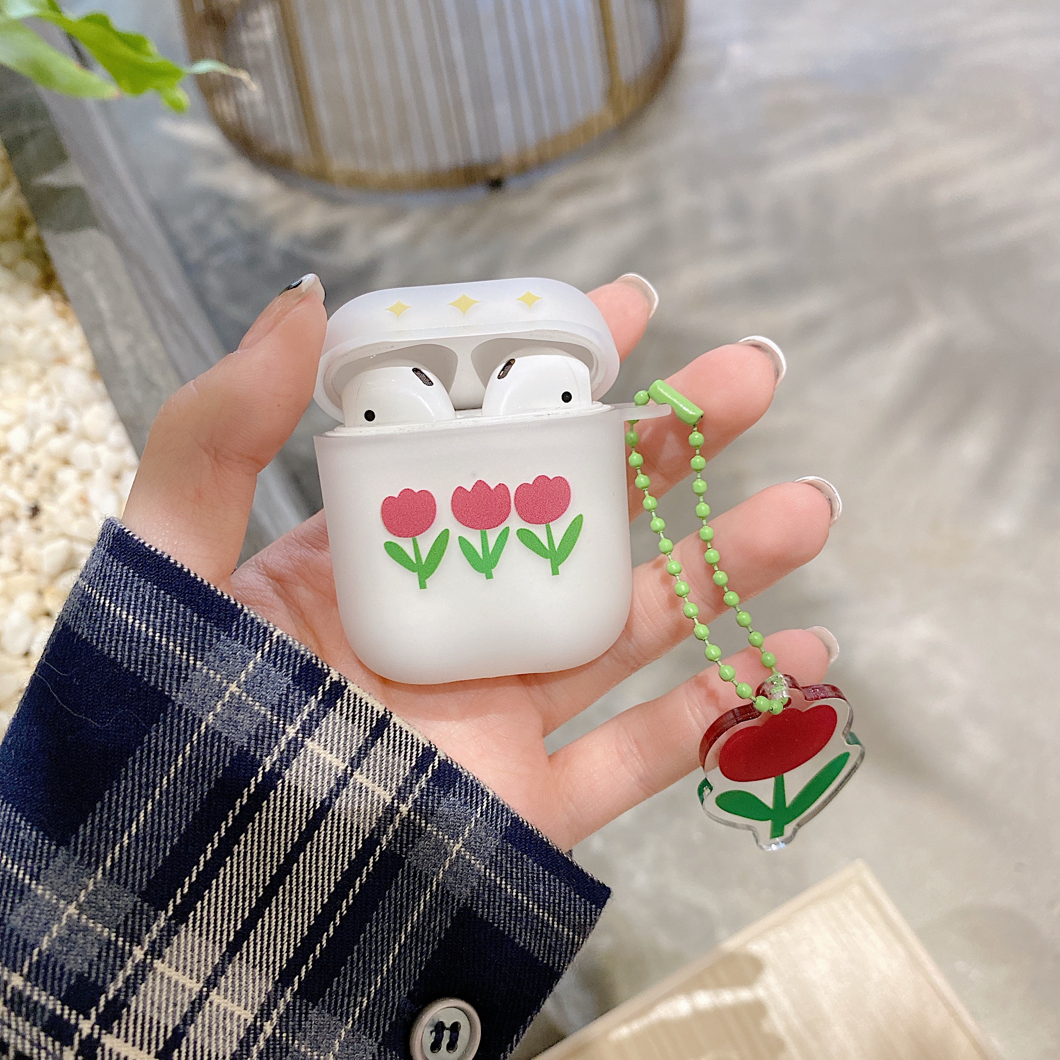 Cute Plant Silica Gel Earphone Cases display picture 5
