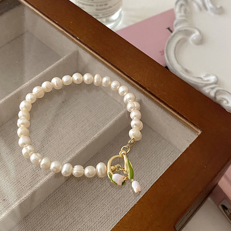 Sweet Flower Artificial Pearl Bracelets 1 Piece display picture 5
