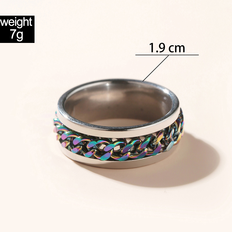 Retro Geometric Alloy Rings 1 Piece display picture 5