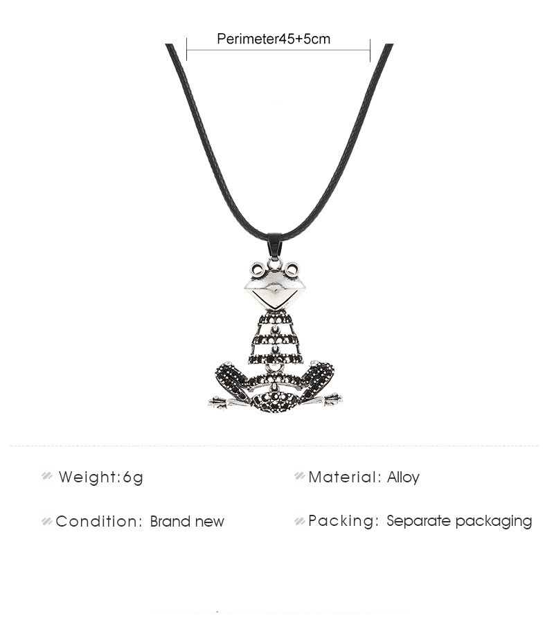Hip-hop Frog Alloy Plating Necklace display picture 2