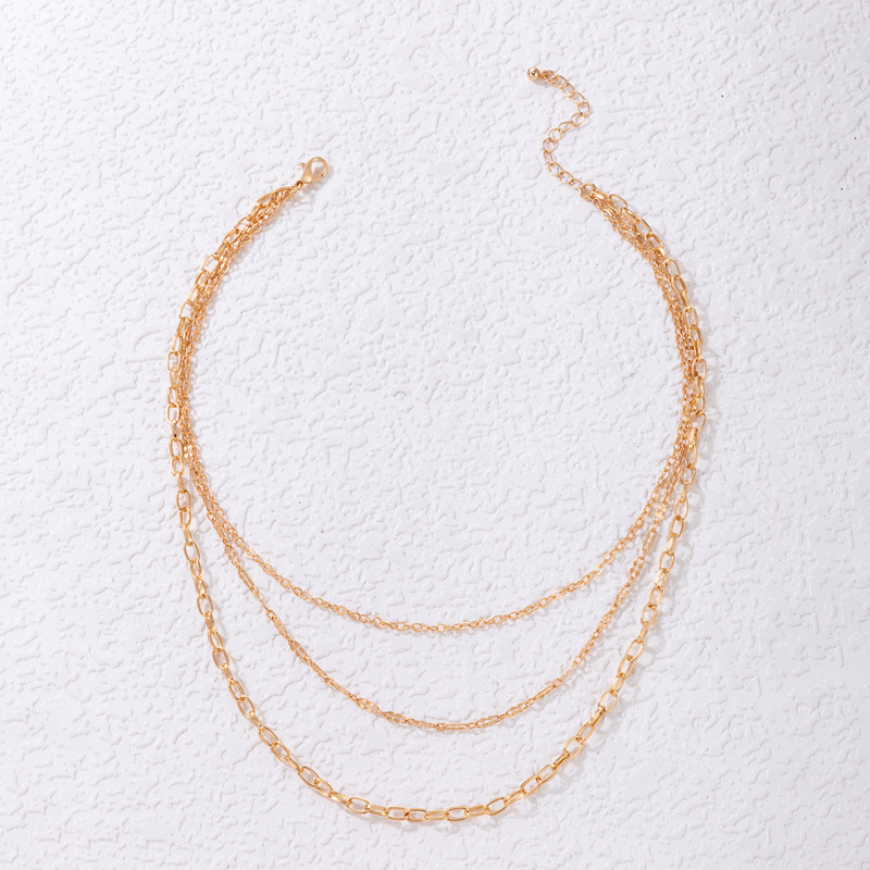 Basic Style (simple Style) Alloy Geometric Pattern Necklace Daily Copper Rings display picture 4