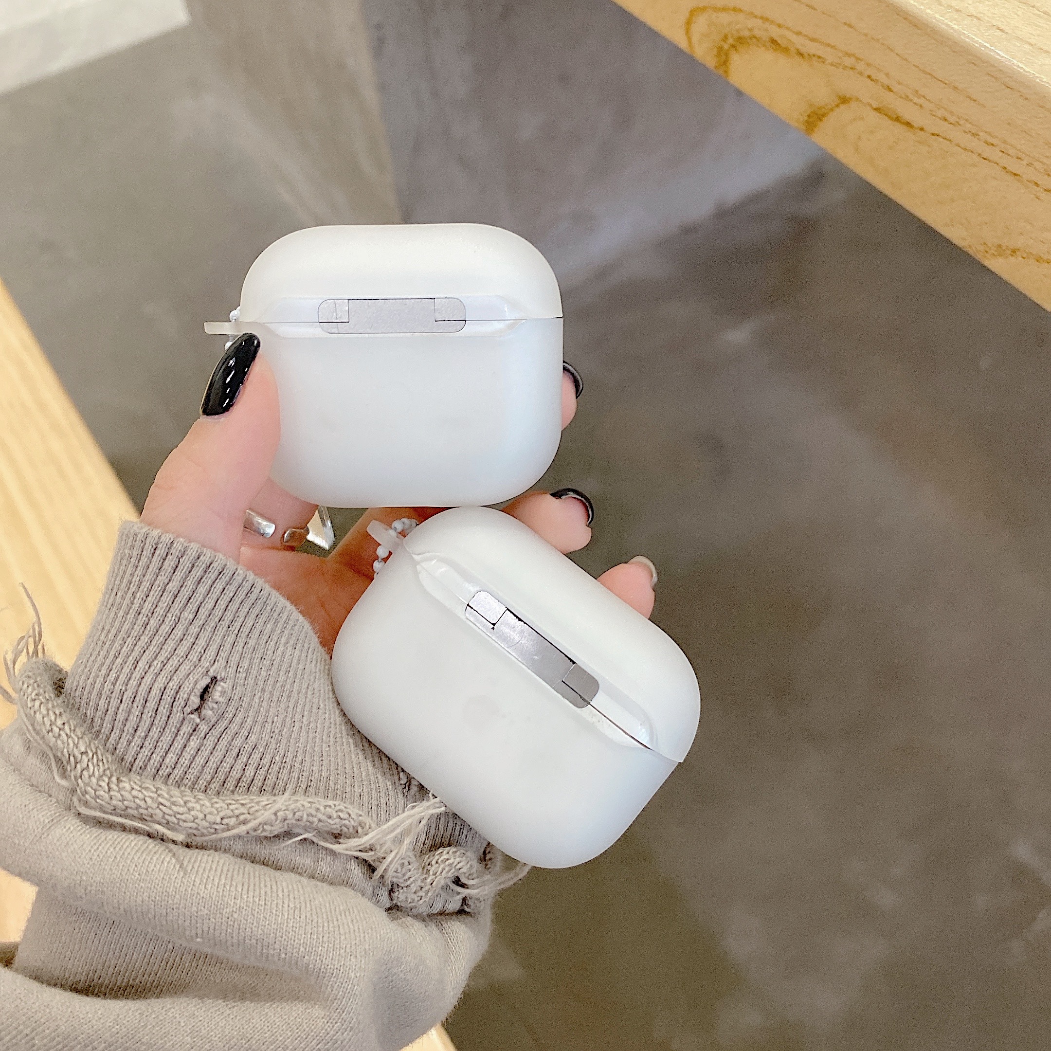 سطر النص + حلي لامع Tpu مناسب لـ Airpods 1/2/pro/3 سماعات الرأس display picture 3