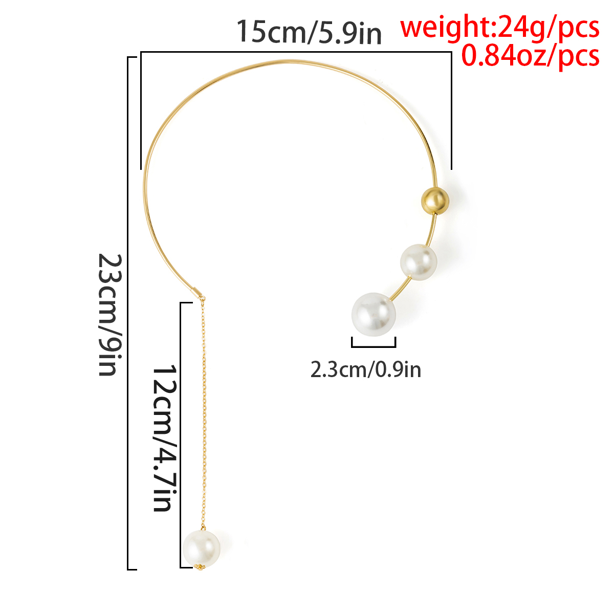Women's Fashion Solid Color Alloy Earrings Necklace Plating No Inlaid Stud Earrings display picture 14