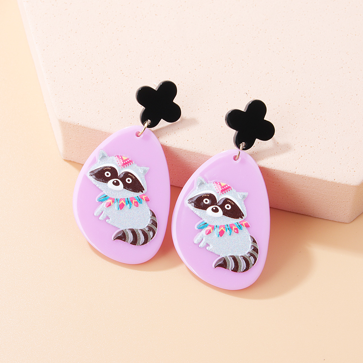 Women's Cute Fashion Animal Plant Arylic Earrings Drop Earrings display picture 9