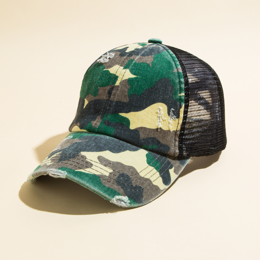 Unisex Casual Camouflage Polyester Baseball Cap display picture 4