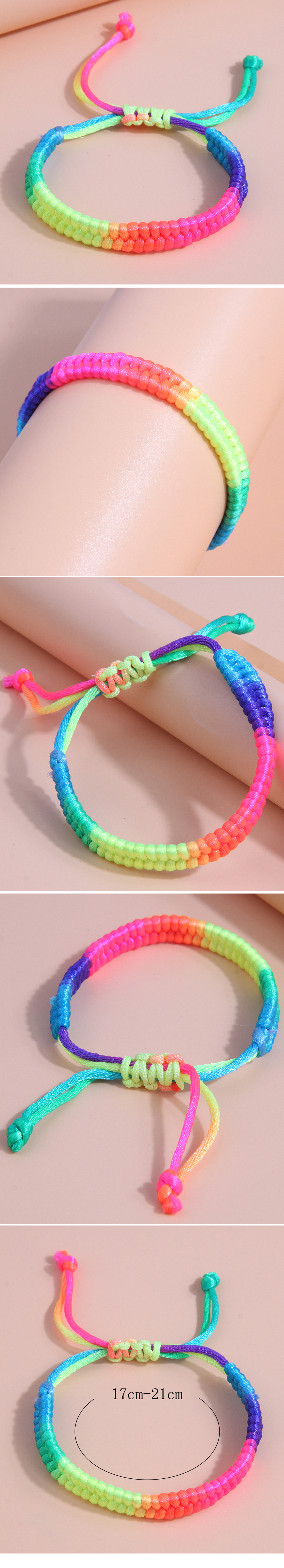 Fashion Colorful Synthetics Braid Women's Bracelets display picture 1