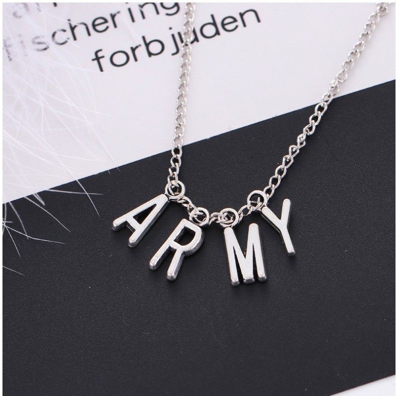 Fashion Letter Alloy Plating No Inlaid Unisex Pendant Necklace display picture 1