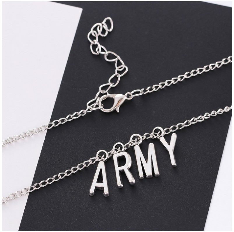 Fashion Letter Alloy Plating No Inlaid Unisex Pendant Necklace display picture 3
