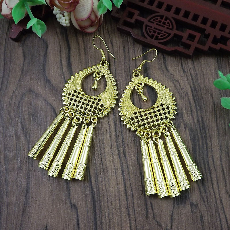 Women's Glam Retro Classic Style Water Drop Alloy No Inlaid Earrings Drop Earrings display picture 3
