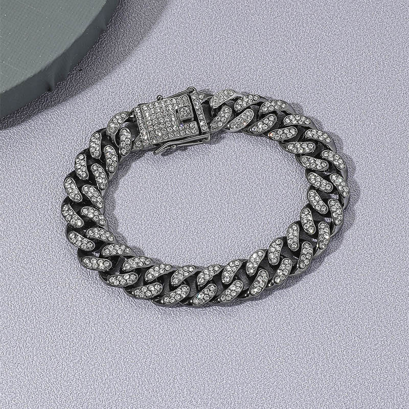 Fashion Geometric Alloy Plating Rhinestone Bracelets 1 Piece display picture 2