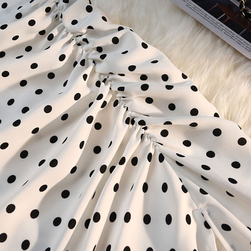 Women's Skirt Casual Pleated Polka Dots Daily display picture 3