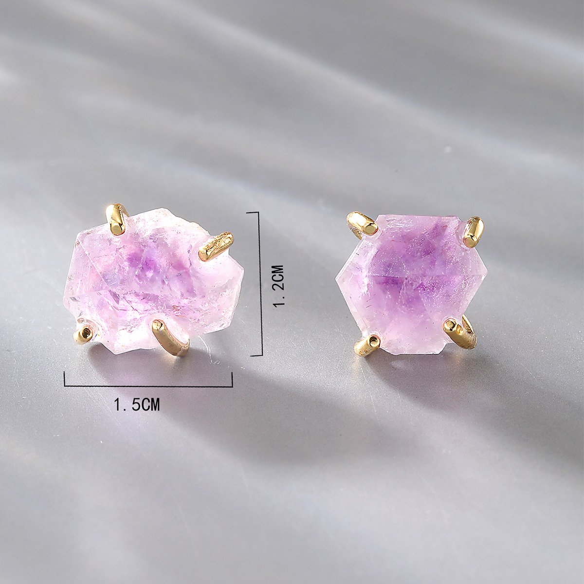Fashion Crystal Copper Ear Studs Plating Crystal Copper Earrings display picture 1