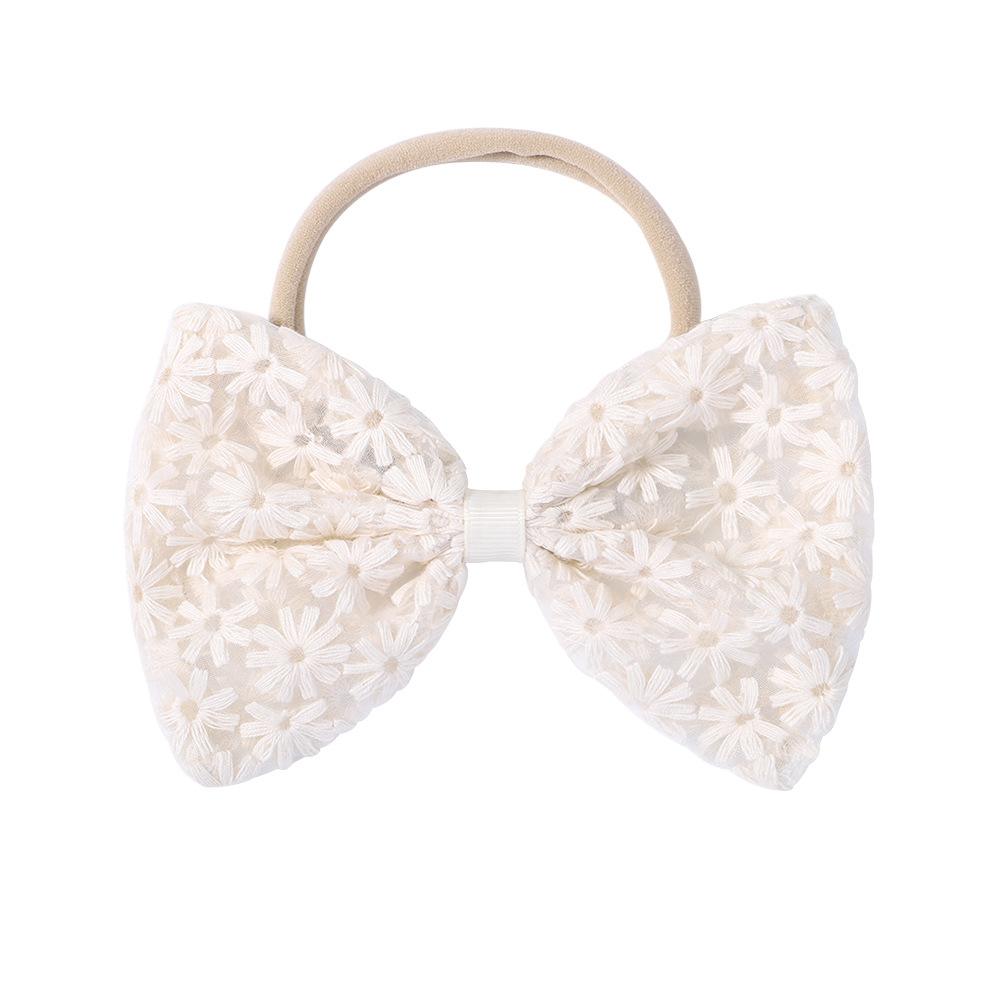 Casual Cute Flower Bow Knot Polyester Hair Band display picture 7