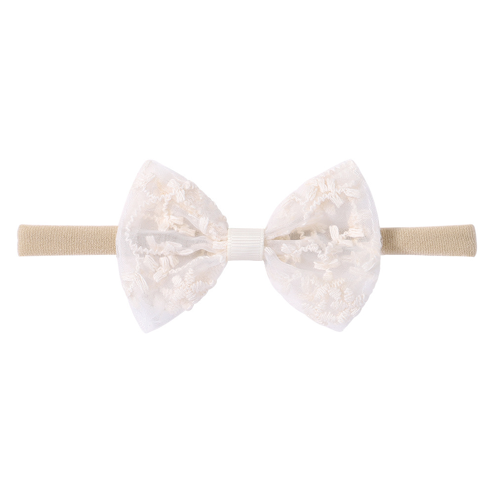 Casual Cute Flower Bow Knot Polyester Hair Band display picture 2