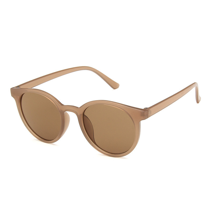 Unisex Retro Solid Color Pc Round Frame Sunglasses display picture 9