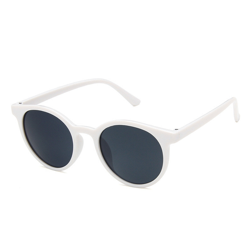 Unisex Retro Solid Color Pc Round Frame Sunglasses display picture 5
