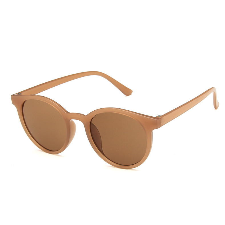 Unisex Retro Solid Color Pc Round Frame Sunglasses display picture 6