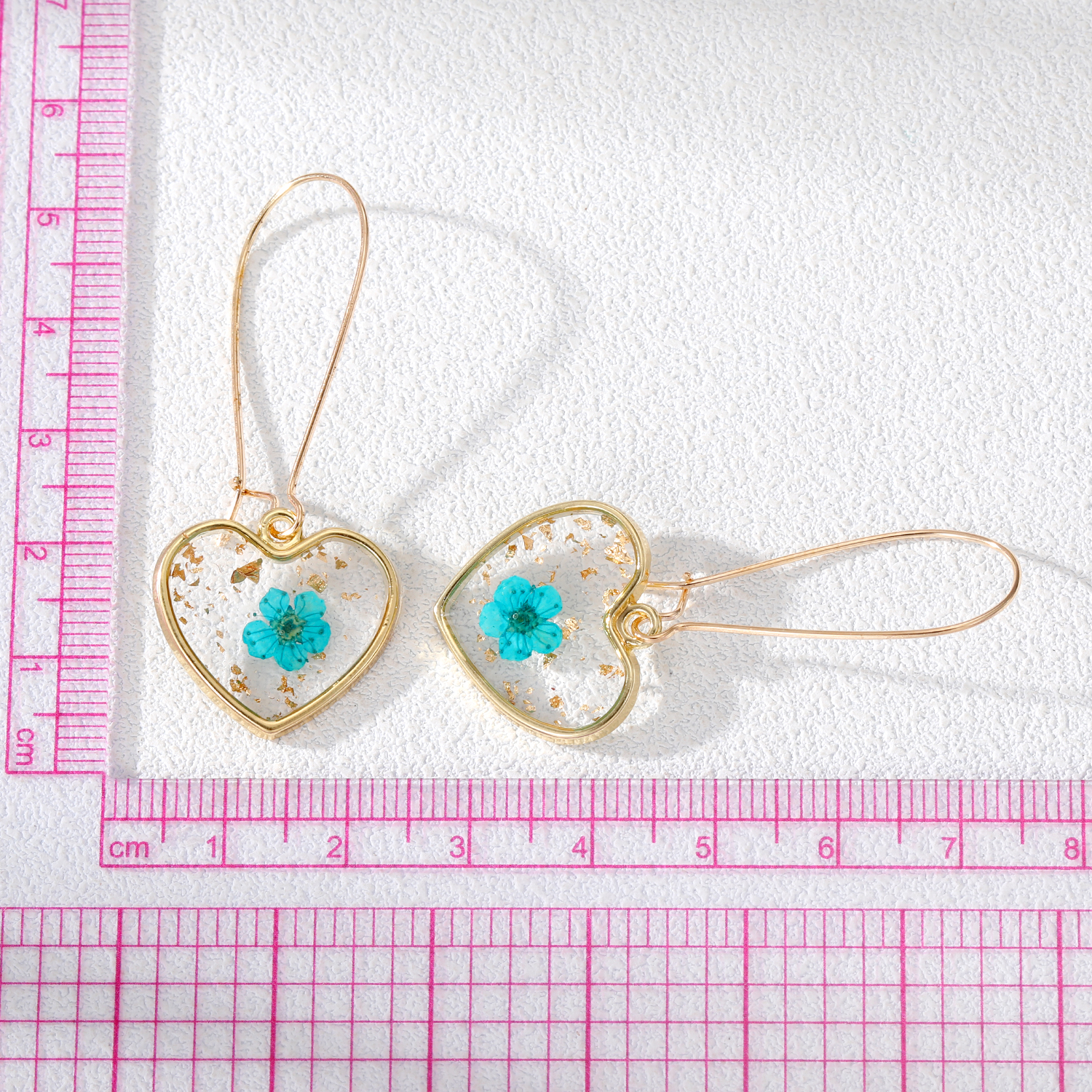 Wholesale Jewelry 1 Pair Simple Style Flower Alloy Alloy Drop Earrings display picture 6